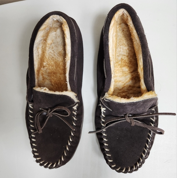 Guide Gear Mens Brown Wool Fur Lined Chukka Mocs-Size 10M - Picture 3 of 13